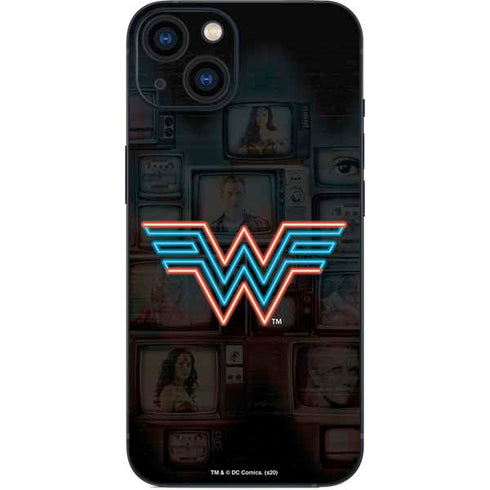 Wonder Woman 1984 (2020) Neon Logo iPhone 14 Plus Skin